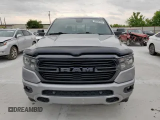2021 Ram 1500 Lone Star with VIN 1C6RREFTXMN501408, listed as a Copart auction lot 58558545 with 50,076 mi miles and Salvage title. Bid and sale history available at DreamBid. Image 5.