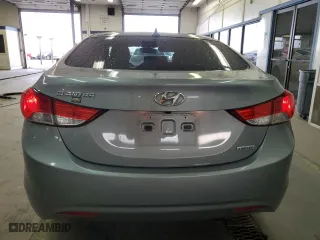 2013 Hyundai Elantra GLS PZEV with VIN KMHDH4AE2DU992373, listed as a Copart auction lot 51238635 with 117,561 mi miles and Salvage Title. Bid and sale history available at carsss.com. Image 6.