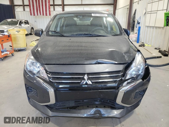 2024 Mitsubishi Mirage ES with VIN ML32AUHJ5RH015590, listed as a Copart auction lot 53115655 with 2,969 mi miles and Salvage title. Bid and sale history available at DreamBid. Image 5.