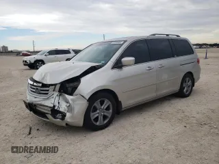 2008 Honda Odyssey Touring with VIN 5FNRL38928B035834, listed as a Copart auction lot 89386465 with 0 mi miles and Salvage Title. Bid and sale history available at carsss.com. Image 1.