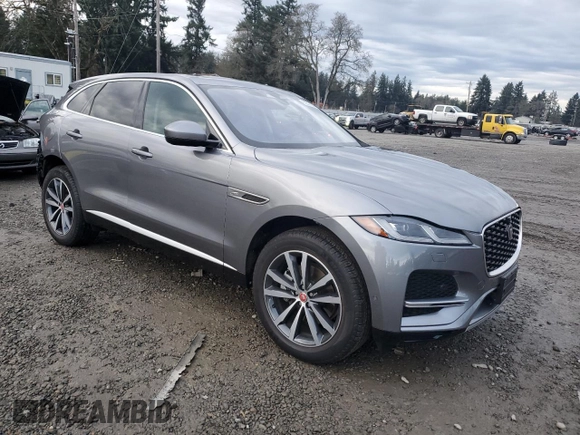 2021 Jaguar F-Pace with VIN SADCK2EX3MA687634, listed as a Copart auction lot 82500033 with 11,063 mi miles and . Bid and sale history available at DreamBid. Image 4.
