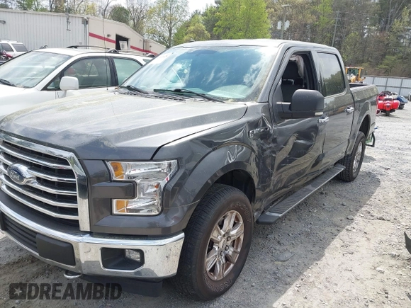 2017 Ford F-150 XL with VIN 1FTEW1EF3HFC44905, listed as a IAAI auction lot 41911628 with 66,413 mi miles. Bid and sale history available at carsss.com. Image 2.