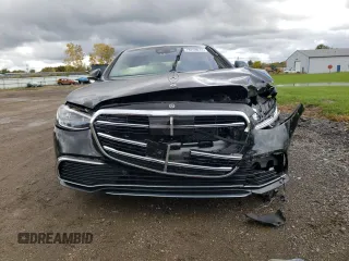 2022 Mercedes-Benz S-Class S 500 with VIN W1K6G6DB0NA088382, listed as a Copart auction lot 76259014 with 19,866 mi miles and Salvage Title. Bid and sale history available at carsss.com. Image 5.