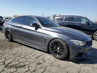 2014 BMW 4 Series 435i with VIN WBA3R1C56EF774500, listed as a Copart auction lot 46675765 with 133,912 mi miles and Salvage Title. Bid and sale history available at carsss.com. Image 4.