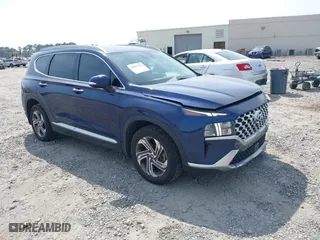 2021 Hyundai Santa Fe SEL with VIN 5NMS64AJ8MH342985, listed as a IAAI auction lot 41907716 with 101,472 mi miles. Bid and sale history available at carsss.com. Image 1.