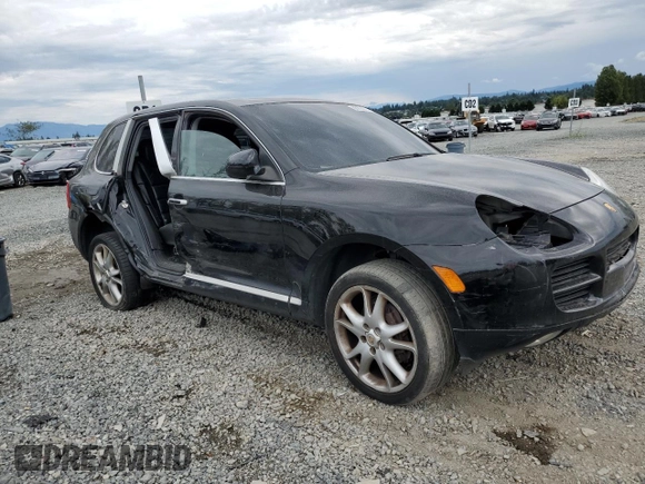 2006 Porsche Cayenne with VIN WP1AA29P16LA23533, listed as a Copart auction lot 68053214 with 197,569 mi miles and Salvage Title. Bid and sale history available at carsss.com. Image 4.