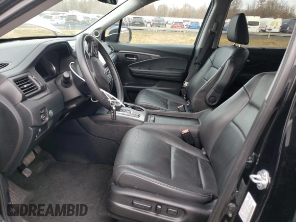 2022 Honda Pilot EX-L with VIN 5FNYF6H55NB035484, listed as a Copart auction lot 80648114 with 50,636 mi miles and Salvage Title. Bid and sale history available at carsss.com. Image 7.