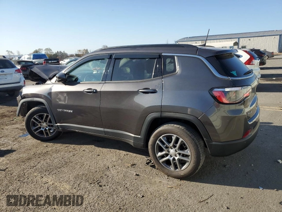 2020 Jeep Compass Latitude with VIN 3C4NJDBB4LT255556, listed as a Copart auction lot 76440714 with 19,102 mi miles and Salvage Title. Bid and sale history available at DreamBid. Image 2.
