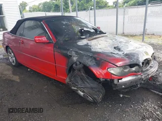 2004 BMW 3 Series 325Ci with VIN WBABW33454PG98027, listed as a IAAI auction lot 42608050 with Not provided miles and . Bid and sale history available at DreamBid. Image 1.