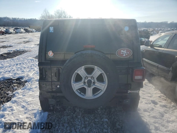 2020 Jeep Wrangler Sport S z VIN 1C4GJXAG9LW203261, wystawiony jako Copart lot #41534935 z przebiegiem 81 058 mil mil oraz Szkoda całkowita • Salvage title. Historia ofert i sprzedaży dostępna na DreamBid. Obrazek 6.