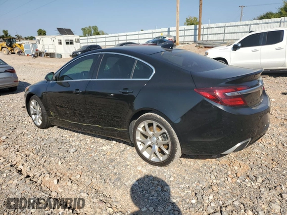 2016 Buick Regal GS with VIN 2G4GU5GX7G9110476, listed as a Copart auction lot 74995124 with 0 mi miles and Salvage Title. Bid and sale history available at carsss.com. Image 2.