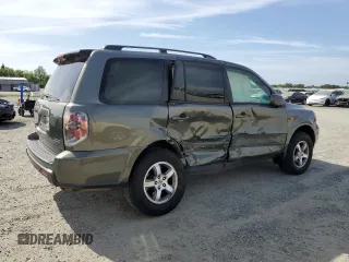 2008 Honda Pilot EX-L with VIN 5FNYF18528B004331, listed as a Copart auction lot 53324835 with 201,040 mi miles and Salvage Title. Bid and sale history available at carsss.com. Image 3.
