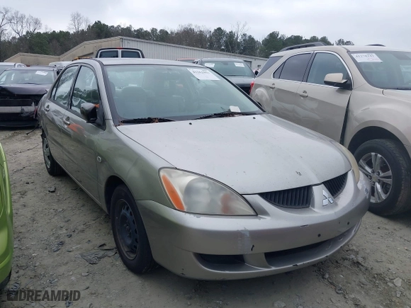 2004 Mitsubishi Lancer ES with VIN JA3AJ26E94U061750, listed as a IAAI auction lot 41262993 with 168,723 mi miles. Bid and sale history available at carsss.com. Image 1.