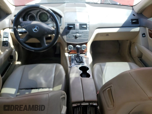 2010 Mercedes-Benz C 300 Sport with VIN WDDGF5EB5AR111523, listed as a Copart auction lot 61776455 with Not provided miles and Salvage title. Bid and sale history available at DreamBid. Image 8.