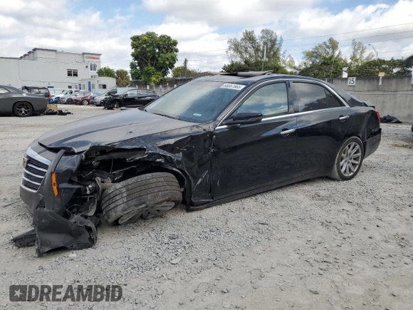 2016 Cadillac CTS AWD with VIN 1G6AW5SX3G0137781, listed as a Copart auction lot 88087965 with 82,481 mi miles and Salvage title. Bid and sale history available at DreamBid. Image 1.