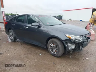 2020 Kia Optima LX with VIN 5XXGT4L3XLG392667, listed as a IAAI auction lot 42156889 with 101,934 mi miles and . Bid and sale history available at DreamBid. Image 1.