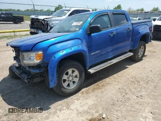 2020 GMC Canyon 2WD with VIN 1GTG5BEN6L1168854, listed as a Copart auction lot 57439594 with 95,406 mi miles and Salvage Title. Bid and sale history available at carsss.com. Image 1.