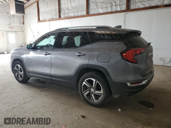 2021 GMC Terrain SLT with VIN 3GKALVEV2ML389606, listed as a Copart auction lot 49681125 with 63,096 mi miles and Salvage Title. Bid and sale history available at DreamBid. Image 2.