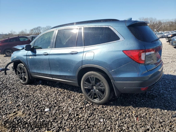 2021 Honda Pilot Special Edition with VIN 5FNYF5H20MB038792, listed as a Copart auction lot 46093535 with 50,369 mi miles and Salvage Title. Bid and sale history available at DreamBid. Image 2.