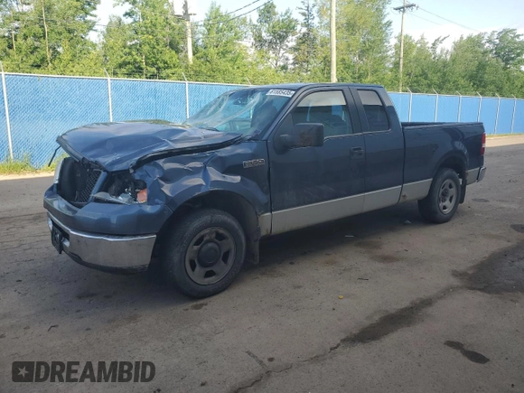 2006 Ford F-150 STX with VIN 1FTRX12W16NA23681, listed as a Copart auction lot 61585435 with 197,243 mi miles and Salvage title. Bid and sale history available at DreamBid. Image 1.