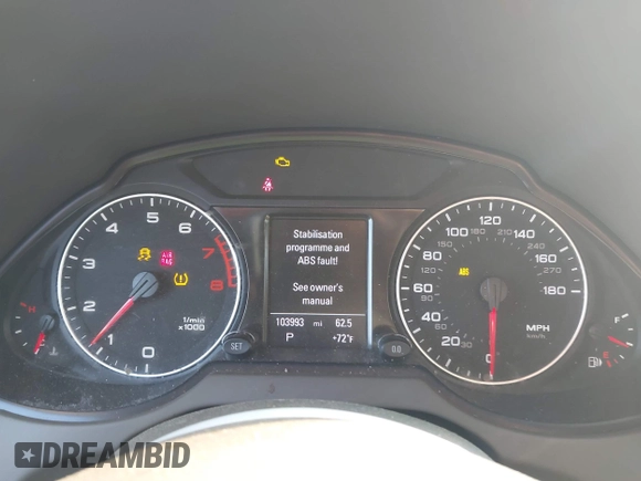 2012 Audi Q5 Premium Plus z VIN WA1LFAFP9CA078923, wystawiony jako IAAI lot #42420085 z przebiegiem 103 993 mil mil oraz . Historia ofert i sprzedaży dostępna na DreamBid. Obrazek 7.