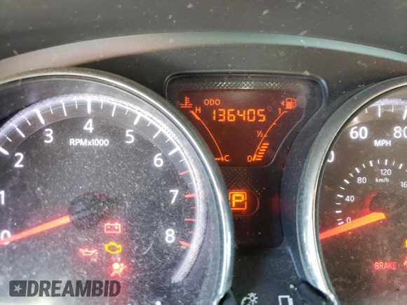 2012 Nissan Versa S with VIN 3N1CN7AP4CL867883, listed as a Copart auction lot 55917815 with 136,405 mi miles and Salvage title. Bid and sale history available at DreamBid. Image 9.