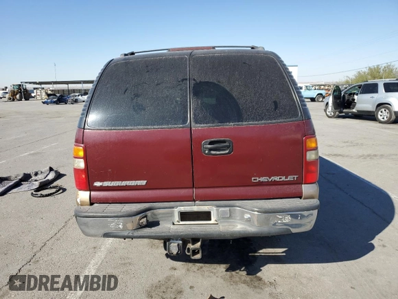 2000 Chevrolet Suburban LS with VIN 3GNEC16T2YG160819, listed as a Copart auction lot 77664344 with 200,816 mi miles and Salvage title. Bid and sale history available at DreamBid. Image 6.