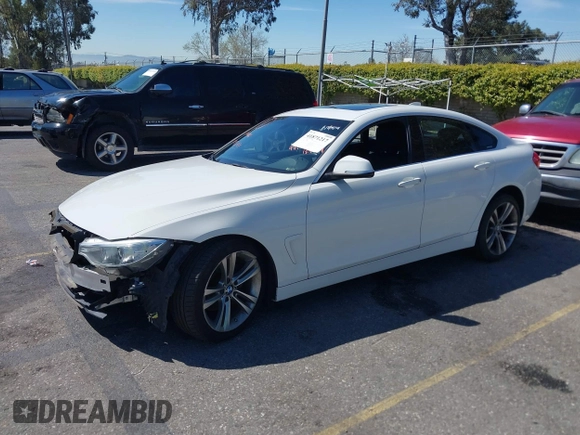 2017 BMW 4 Series 430i with VIN WBA4F7C31HG789340, listed as a IAAI auction lot 41871217 with 97,971 mi miles and . Bid and sale history available at DreamBid. Image 2.
