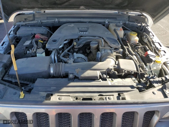 2019 Jeep Wrangler Unlimited Sport S with VIN 1C4HJXDG0KW577711, listed as a Copart auction lot 43161505 with 93,581 mi miles and Clean Title. Bid and sale history available at carsss.com. Image 12.
