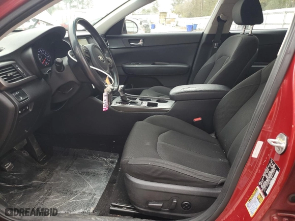 2017 Kia Optima LX 1.6T with VIN 5XXGT4L16HG148679, listed as a Copart auction lot 41562745 with 98,039 mi miles and Salvage Title. Bid and sale history available at carsss.com. Image 7.