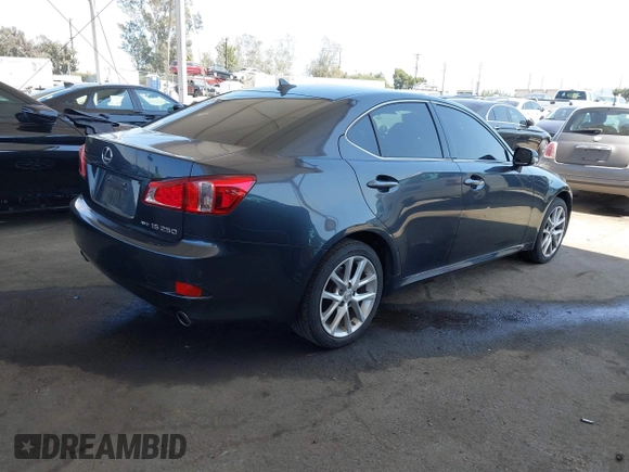 2011 Lexus IS 250 with VIN JTHCF5C20B5049984, listed as a IAAI auction lot 42218429 with 132,347 mi miles and . Bid and sale history available at DreamBid. Image 4.