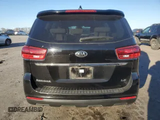2021 Kia Sedona LX with VIN KNDMB5C12M6668527, listed as a Copart auction lot 84026154 with 165,585 mi miles and Salvage Title. Bid and sale history available at carsss.com. Image 6.