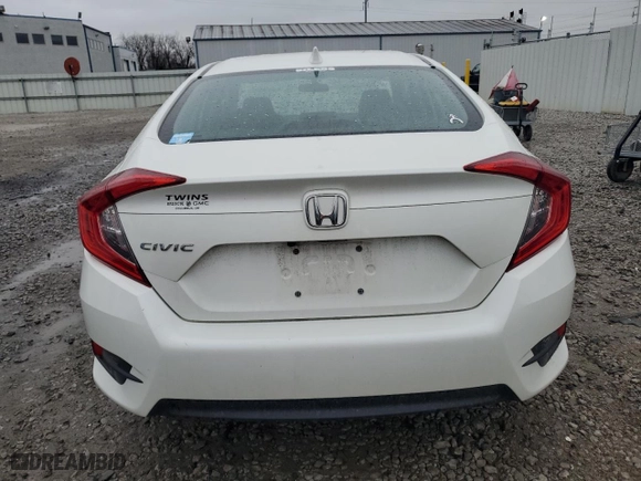 2018 Honda Civic Sedan EX with VIN 19XFC2F79JE032097, listed as a Copart auction lot 51179085 with 153,899 mi miles and Salvage Title. Bid and sale history available at carsss.com. Image 6.
