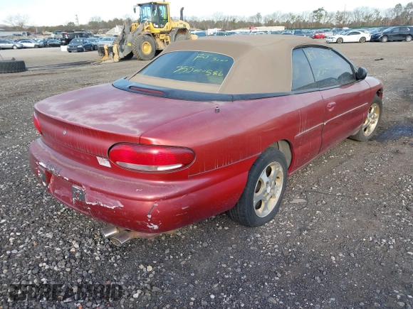 2000 Chrysler Sebring JXi z VIN 3C3EL55H2YT235270, wystawiony jako IAAI lot #41361520 z przebiegiem Nie podano mil oraz . Historia ofert i sprzedaży dostępna na DreamBid. Obrazek 4.