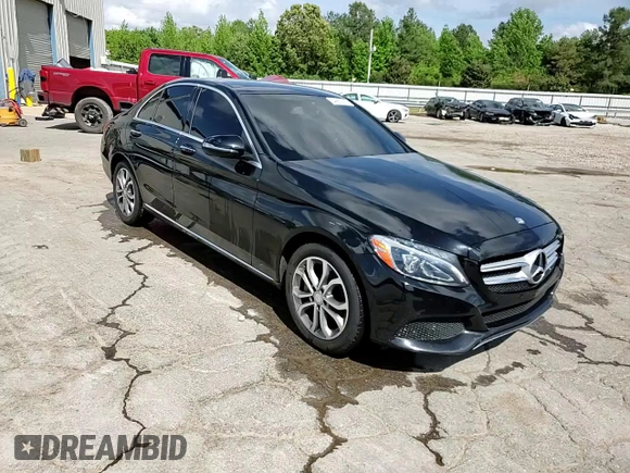 2017 Mercedes-Benz C 300 with VIN 55SWF4KB6HU184659, listed as a Copart auction lot 54953315 with 61,337 mi miles and Salvage Title. Bid and sale history available at DreamBid. Image 13.