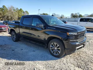 2020 Chevrolet Silverado 1500 RST with VIN 3GCPWDED2LG324163, listed as a Copart auction lot 85492104 with 94,500 mi miles and Salvage Title. Bid and sale history available at DreamBid. Image 4.