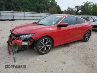 2018 Honda Civic Si z VIN 2HGFC3A55JH758461, wystawiony jako Copart lot #59638025 z przebiegiem 144 673 mil mil oraz Szkoda całkowita • Salvage title. Historia ofert i sprzedaży dostępna na DreamBid. Obrazek 1.