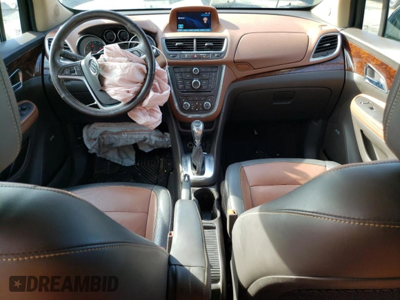 2016 Buick Encore Leather with VIN KL4CJCSB1GB553243, listed as a Copart auction lot 83396594 with 122,530 mi miles and Salvage Title. Bid and sale history available at DreamBid. Image 8.