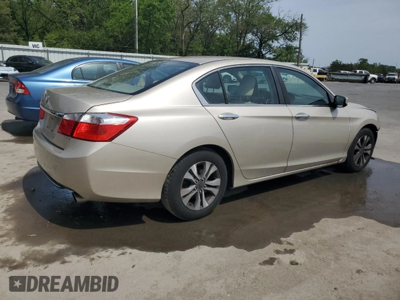 2013 Honda Accord LX z VIN 1HGCR2F3XDA137111, wystawiony jako Copart lot #56343035 z przebiegiem 125 477 mil mil oraz Szkoda całkowita • Salvage title. Historia ofert i sprzedaży dostępna na DreamBid. Obrazek 3.