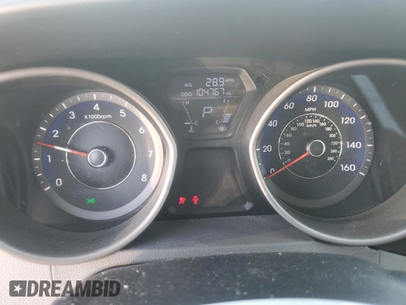 2011 Hyundai Elantra Limited z VIN KMHDH4AE6BU155963, wystawiony jako Copart lot #45385235 z przebiegiem 104 767 mil mil oraz Szkoda całkowita • Salvage title. Historia ofert i sprzedaży dostępna na DreamBid. Obrazek 9.
