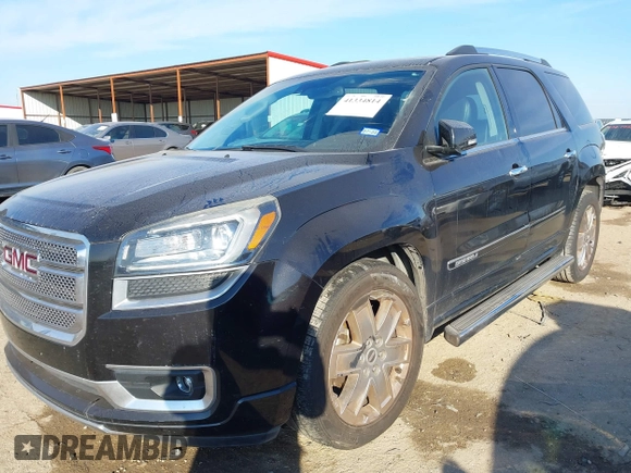 2016 GMC Acadia Denali with VIN 1GKKRTKDXGJ159049, listed as a IAAI auction lot 41334814 with 150,351 mi miles. Bid and sale history available at carsss.com. Image 2.