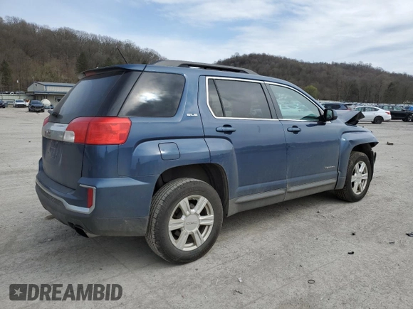 2016 GMC Terrain SLE with VIN 2GKFLNE30G6213490, listed as a Copart auction lot 52666625 with 133,354 mi miles and Salvage Title. Bid and sale history available at carsss.com. Image 3.