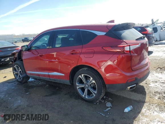 2024 Acura RDX w/Advance Package with VIN 5J8TC2H77RL016632, listed as a Copart auction lot 46135405 with 7,253 mi miles and Clean Title. Bid and sale history available at carsss.com. Image 2.