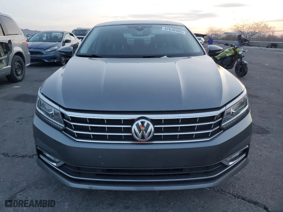 2017 Volkswagen Passat 1.8T SEL Premium with VIN 1VWCT7A32HC074615, listed as a Copart auction lot 42630485 with 86,668 mi miles and Salvage Title. Bid and sale history available at carsss.com. Image 5.