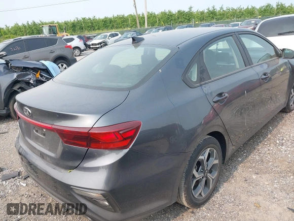 2021 Kia Forte LXS with VIN 3KPF24AD6ME324855, listed as a IAAI auction lot 42405970 with 45,219 mi miles and . Bid and sale history available at DreamBid. Image 4.
