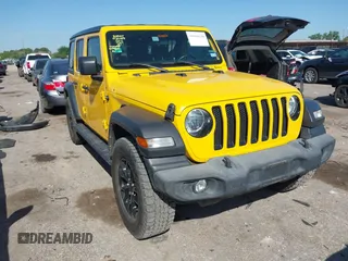 2021 Jeep Wrangler Unlimited Willys z VIN 1C4HJXDN4MW718555, wystawiony jako IAAI lot #41960130 z przebiegiem 71 451 mil mil oraz . Historia ofert i sprzedaży dostępna na DreamBid. Obrazek 1.