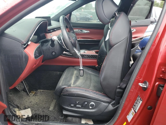 2022 Genesis GV70 Sport with VIN KMUMCDTC8NU032309, listed as a Copart auction lot 73714794 with Not provided miles and Salvage title. Bid and sale history available at DreamBid. Image 7.