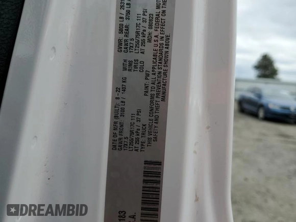 2022 Jeep Gladiator Texas Trail with VIN 1C6HJTAG3NL166183, listed as a Copart auction lot 51061295 with 20,112 mi miles and Salvage Title. Bid and sale history available at carsss.com. Image 12.