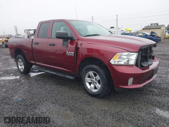 2017 Ram 1500 Express with VIN 1C6RR7FG7HS510427, listed as a IAAI auction lot 41354476 with 107,948 mi miles and . Bid and sale history available at carsss.com. Image 1.