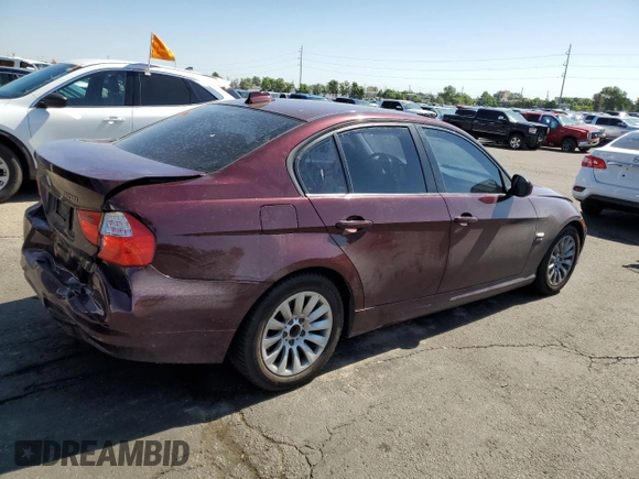2009 BMW 3 Series 328i xDrive with VIN WBAPK73589A451495, listed as a Copart auction lot 61677195 with 113,144 mi miles and Salvage title. Bid and sale history available at DreamBid. Image 3.